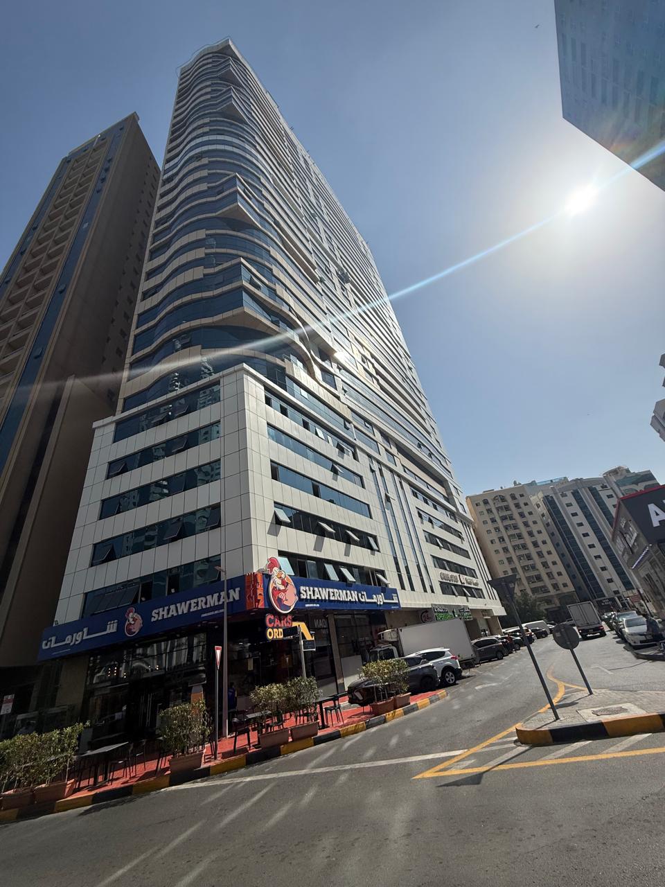 VARY SPACIUS 3 BR HALL APARTMENTS,65K,75K 85K,90K,95K,1 MONTH FREE NEAR AL FARDAN CENTER ON CANAL QASBA FACING BUHAIRA CORNICHE BEHIND LAFAH SHAWARMAN