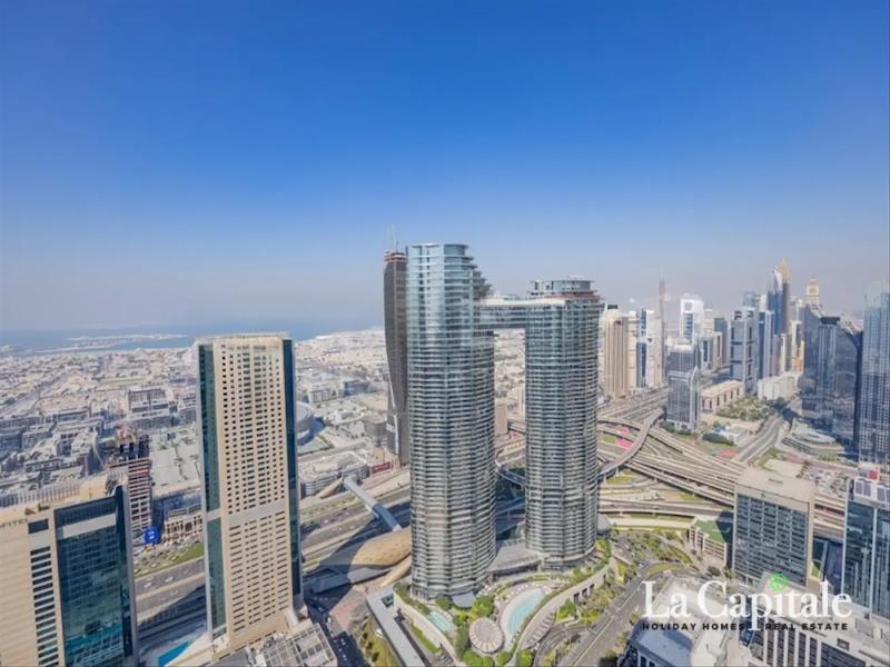 Corner Layout | Sea and Meydan View | High Floor