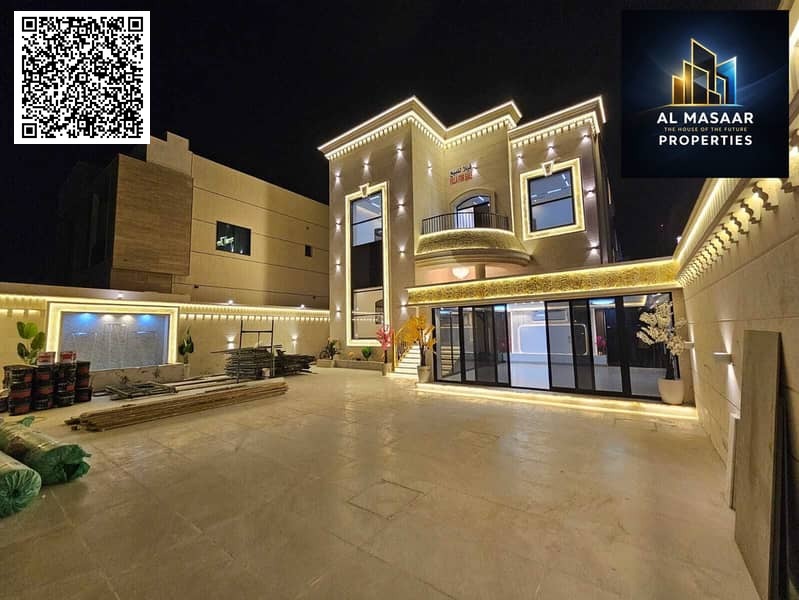 Rare opportunity: Residential/commercial villa directly on the main road in Al Muwaihat area - Ajman. Modern design with a furnished rooftop. Price in