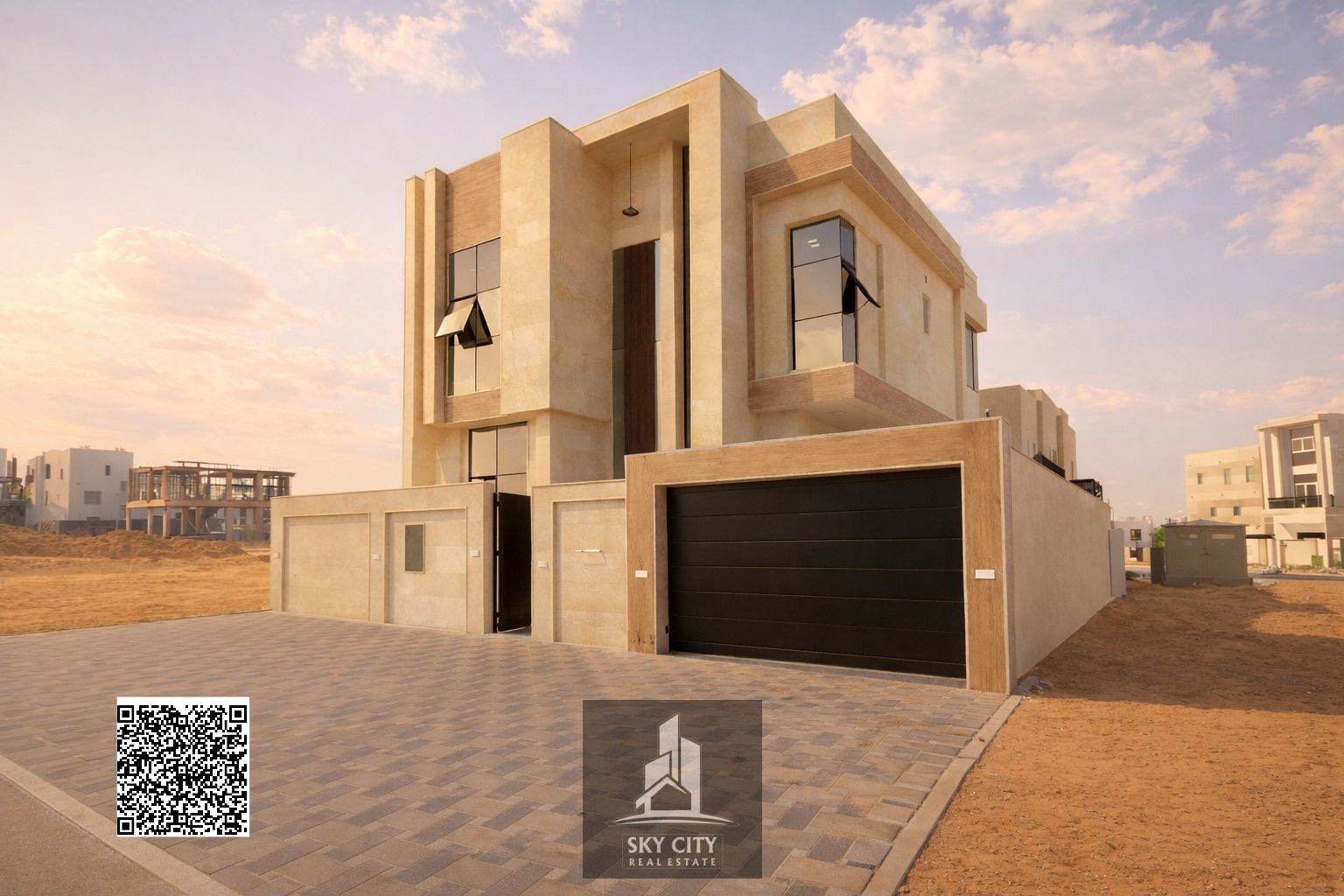 Villa for Sale in Al Helio 2 | 5 Master Bedrooms | Super Deluxe Finishing | Prime Location