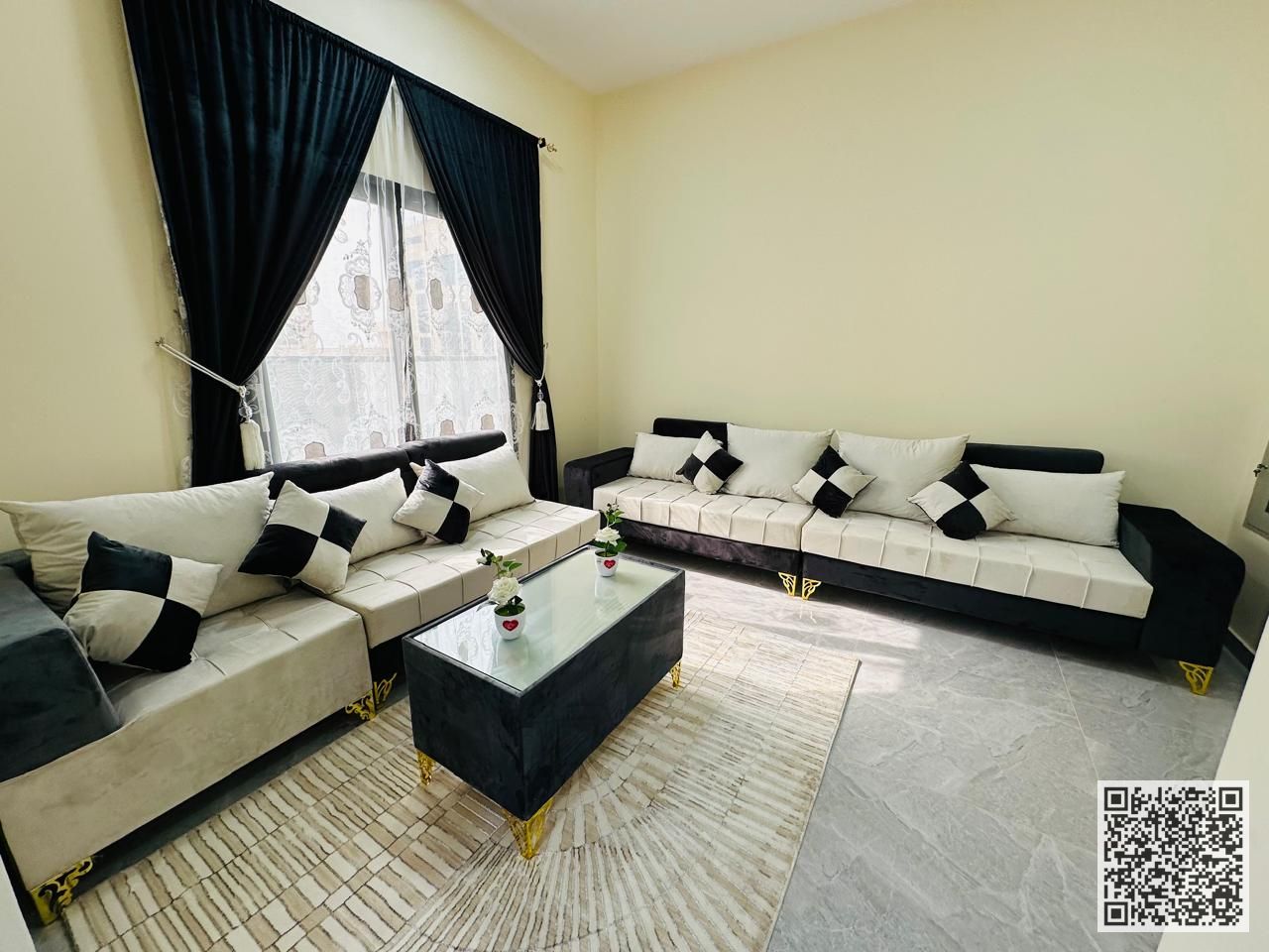 Luxurious and elegant fully furnished one-bedroom apartment with brand new, high-end furnishings in a prime location. All bills and internet included.