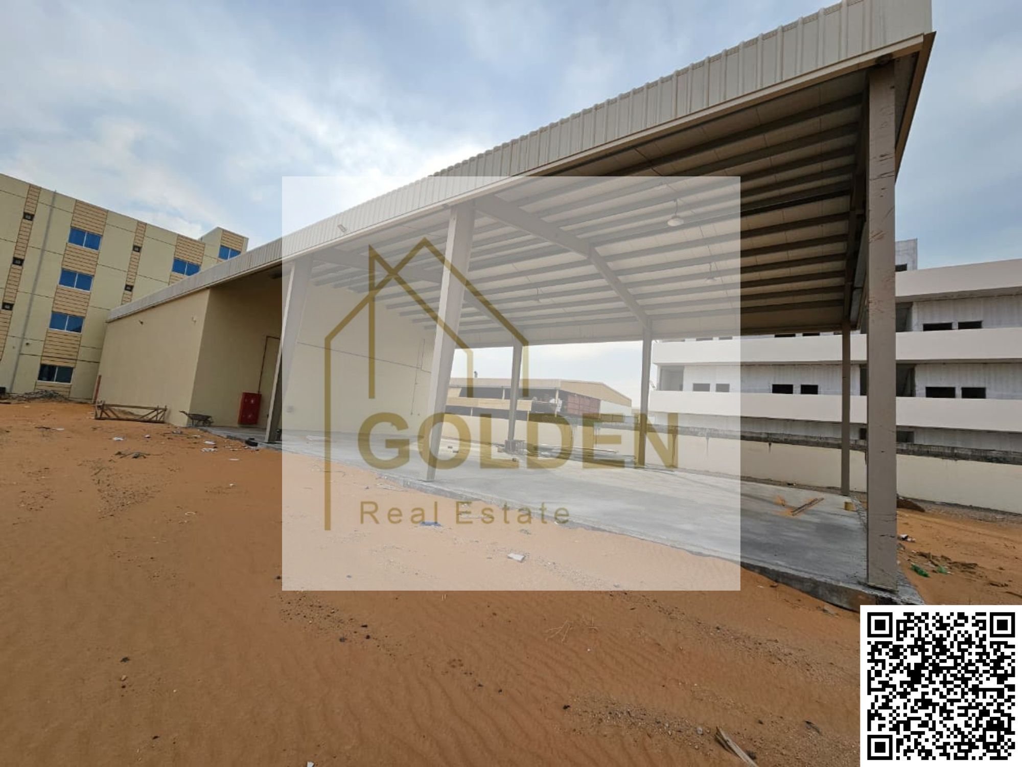 100 kW Power Capacity with Direct Main Road Access and a Practical 8,000 sq. ft Layout Ensuring Smooth Loading, Unloading, and Efficient Operations.
