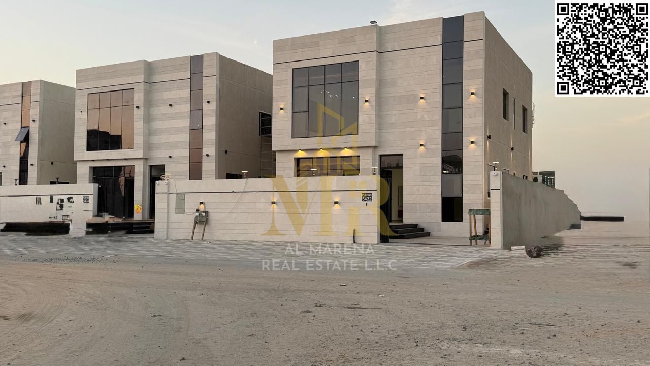 One of the most luxurious villas in Ajman for sale, boasting a prime location and a private pool. Registration and ownership fees are included. Bank f