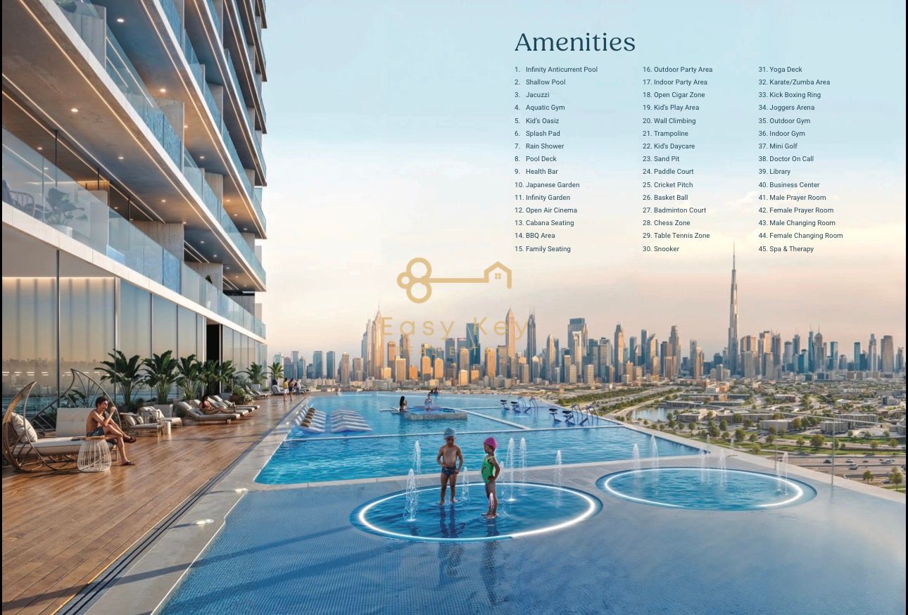 2 bhk with pool | Timez by Danube | Dubai Silicon Oasis