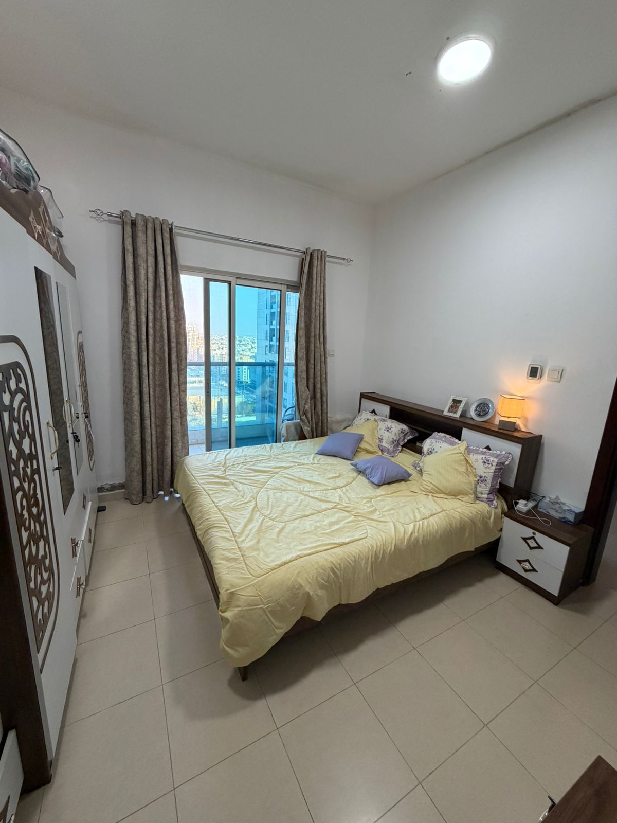 Furnished 1 Bedroom Hall Apartment for Sale City Tower Ready to Move High Floor Open View Brand New Furniture Prime Location Great Investment Opportun