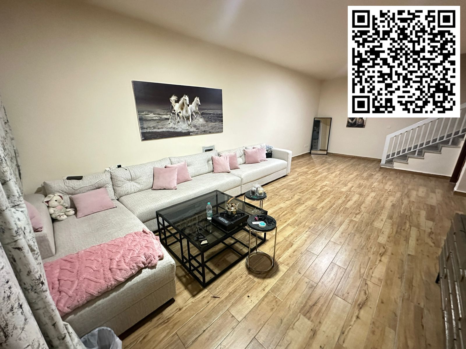 Furnished house in Uptown Al Zahia, Ajman 4 bedrooms, living room, kitchen, 5 bathrooms, yard, and private parking for 2 cars For monthly rent