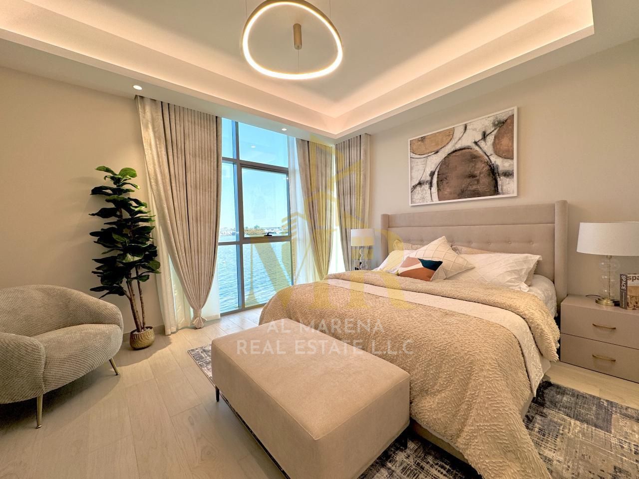 Two-bedroom apartment for sale in Creek Project, with a prime location and attractive views. Modern design, spacious layout, high-end finishing, and c