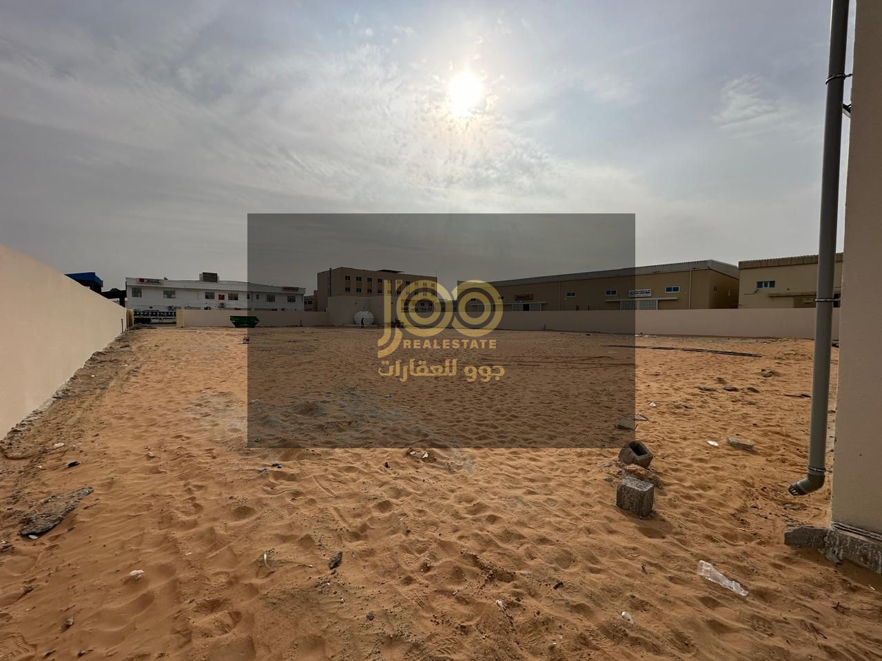 A compound with a warehouse in Umm Al Quwain Industrial Area / Electricity 10 kW / For various activities