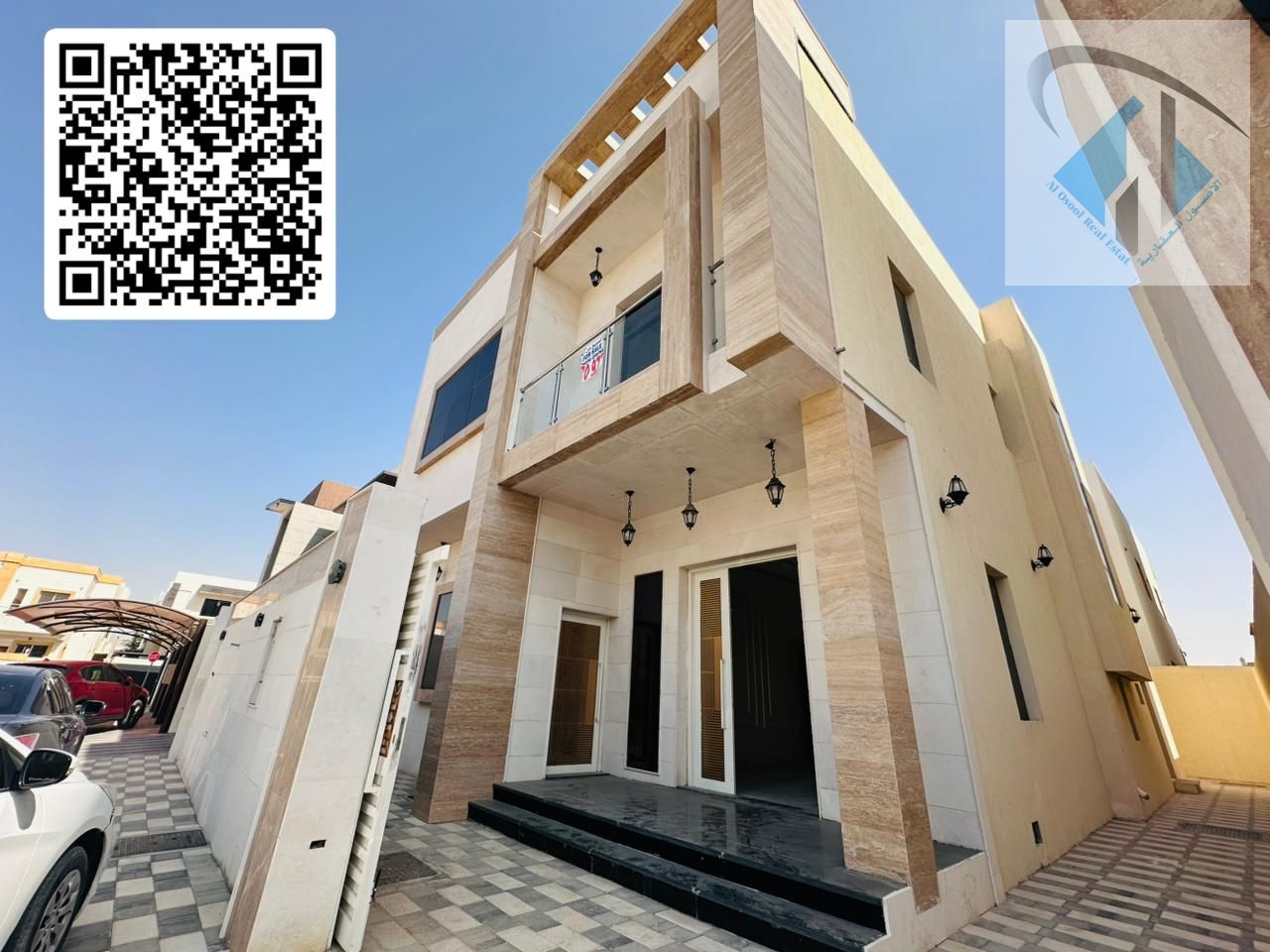Villa for sale in Ajman at a bargain price. Excellent location, freehold ownership for all nationalities for life, with the possibility of bank financ