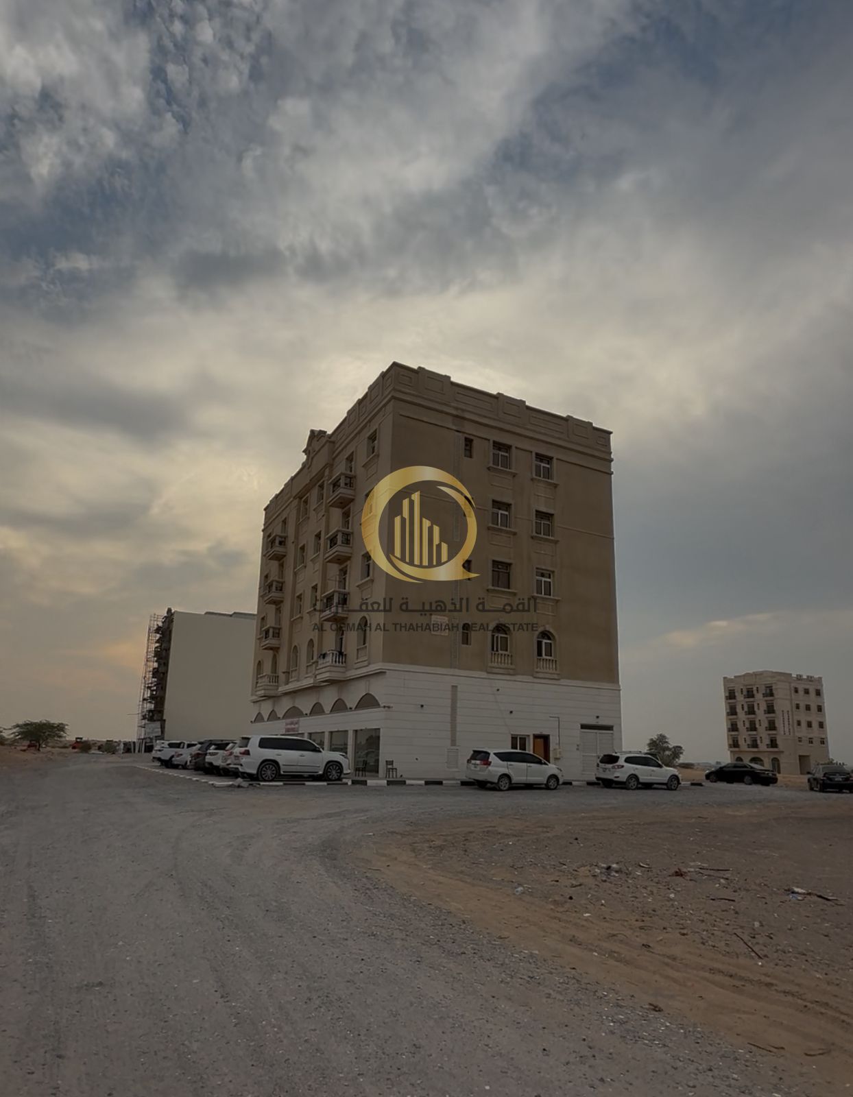For sale: commercial land in Al-Maleha, excellent location, second plot from the main street and right next to the roundabout.