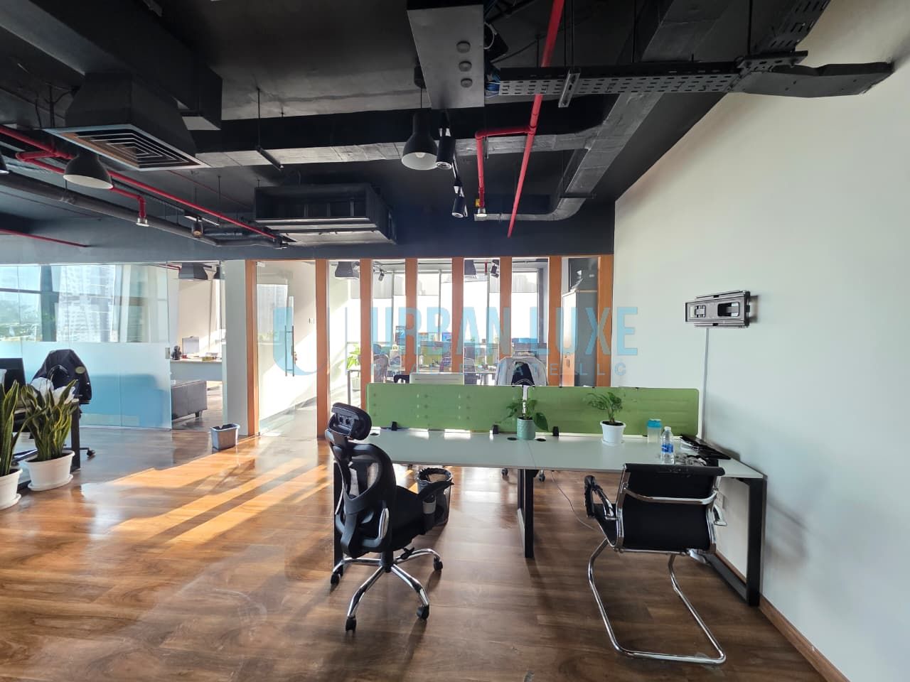 Corner Office| Large Private Balcony | Rented