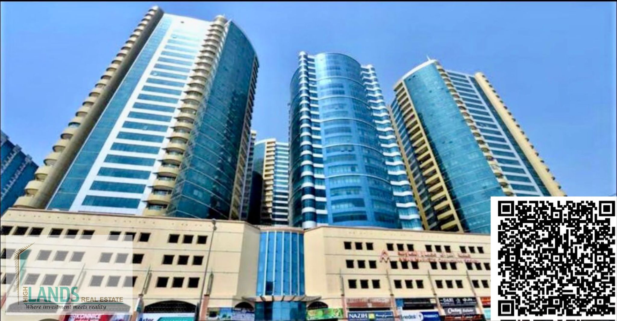 Studio for sale Horizon tower Ajman