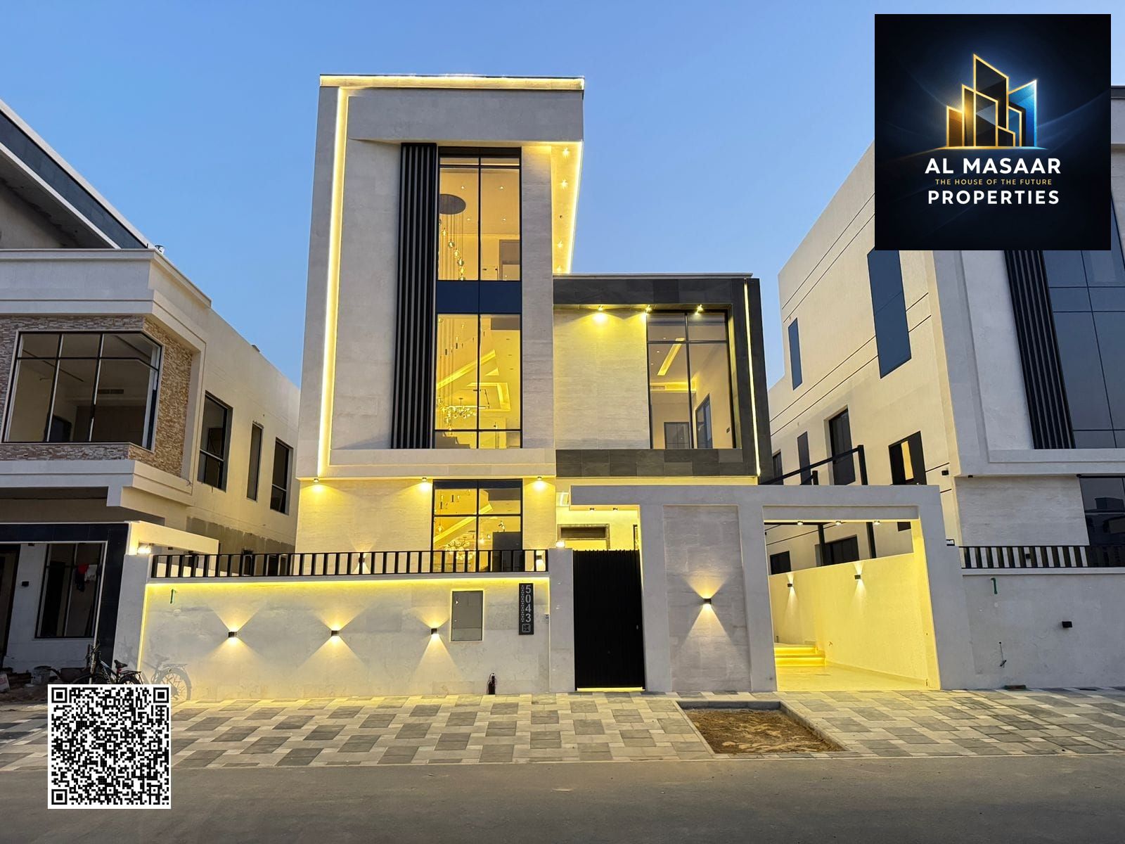 Luxury villa for sale in Al Yasmin area - next to Al Hamidiya Park, 5 rooms