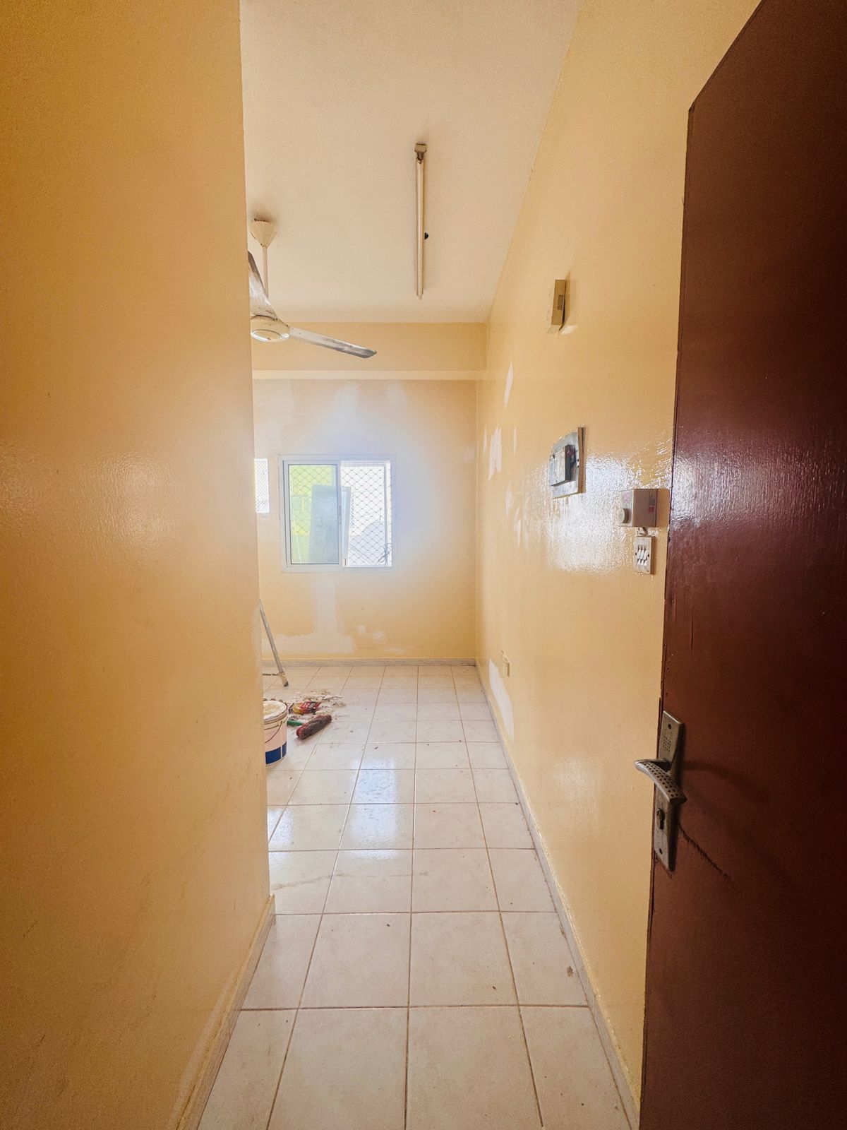 A 1-bedroom apartment with a living hall is available for annual rent in Al Rawda – Sheikh Ammar Street, Ajman