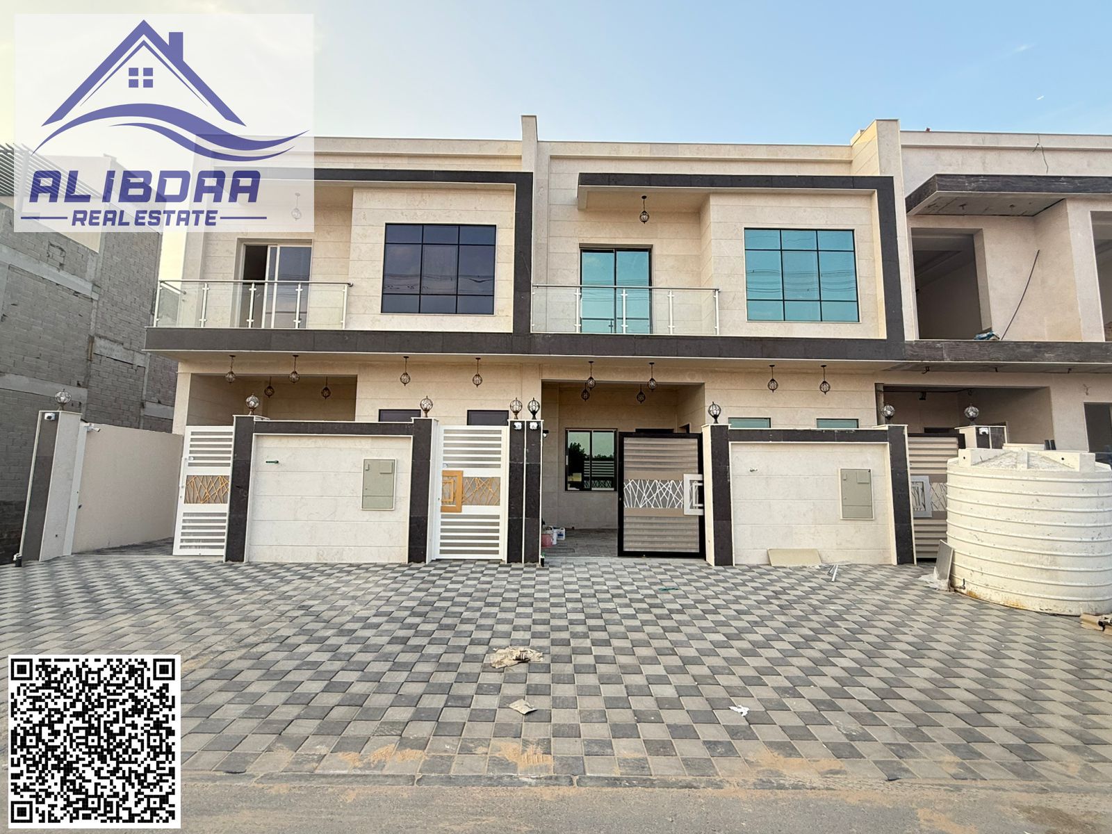 Townhouse for rent: Ground floor, first floor, and roof – Al Helio 2, Ajman
