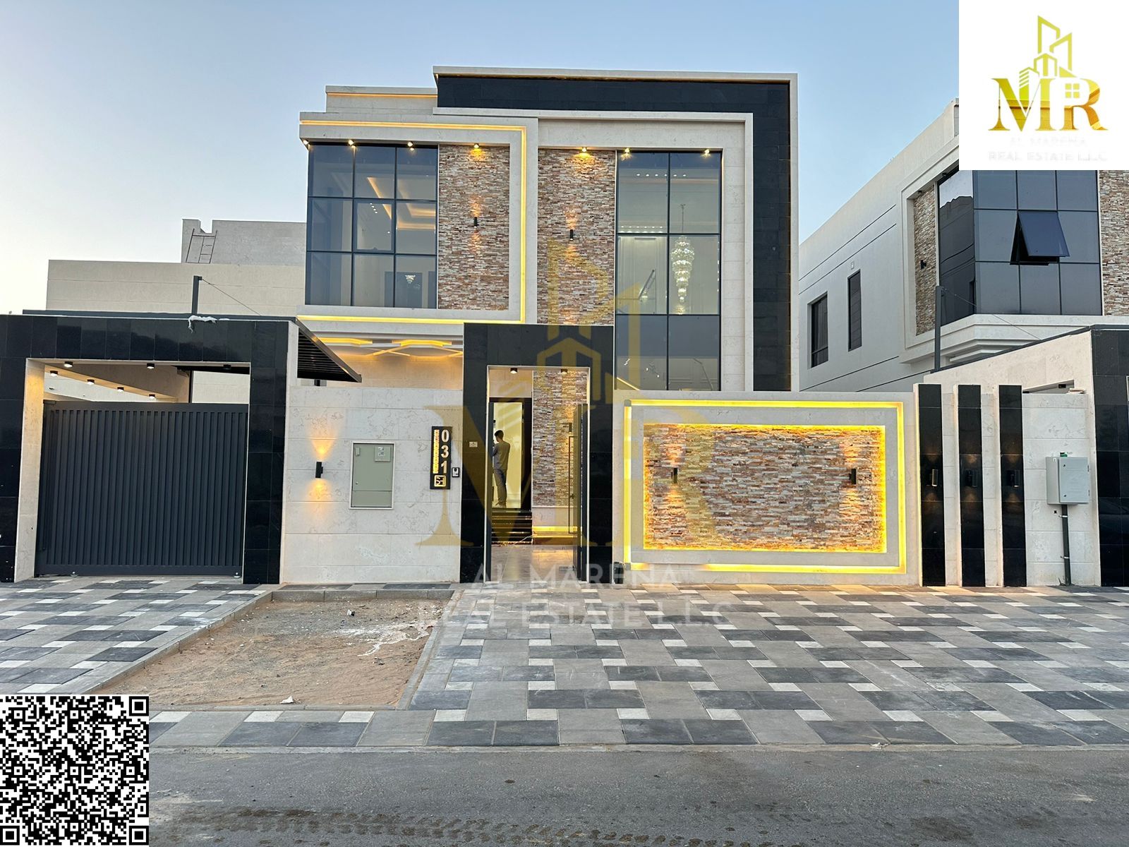 Luxury villa with excellent finishes in Al Yasmin area, directly next to Al Hamidiya Park - Freehold for all nationalities. A villa for sale directly