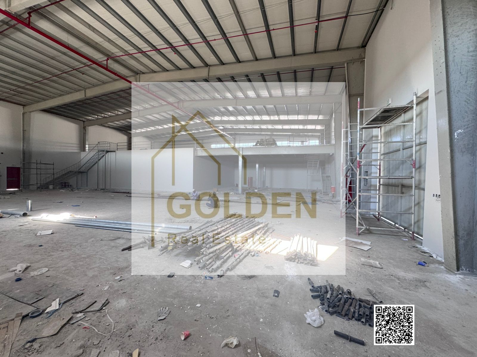 200 kW Power | Standalone Industrial Warehouse for Annual Rent in Umm Al Quwain | Equipped with Offices and a Small Showroom