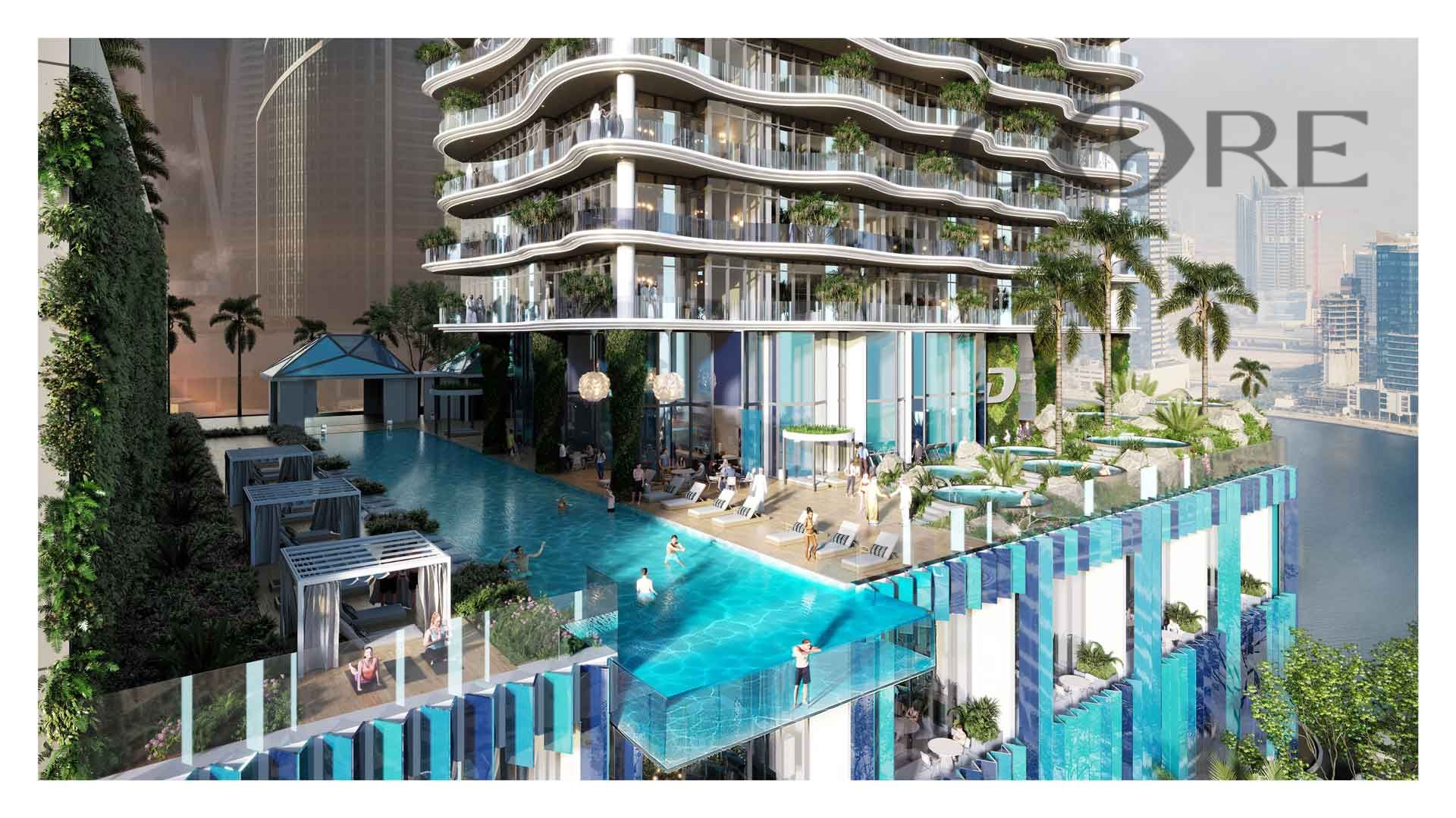 Chic Tower 1BR | High Floor | Burj & Canal View