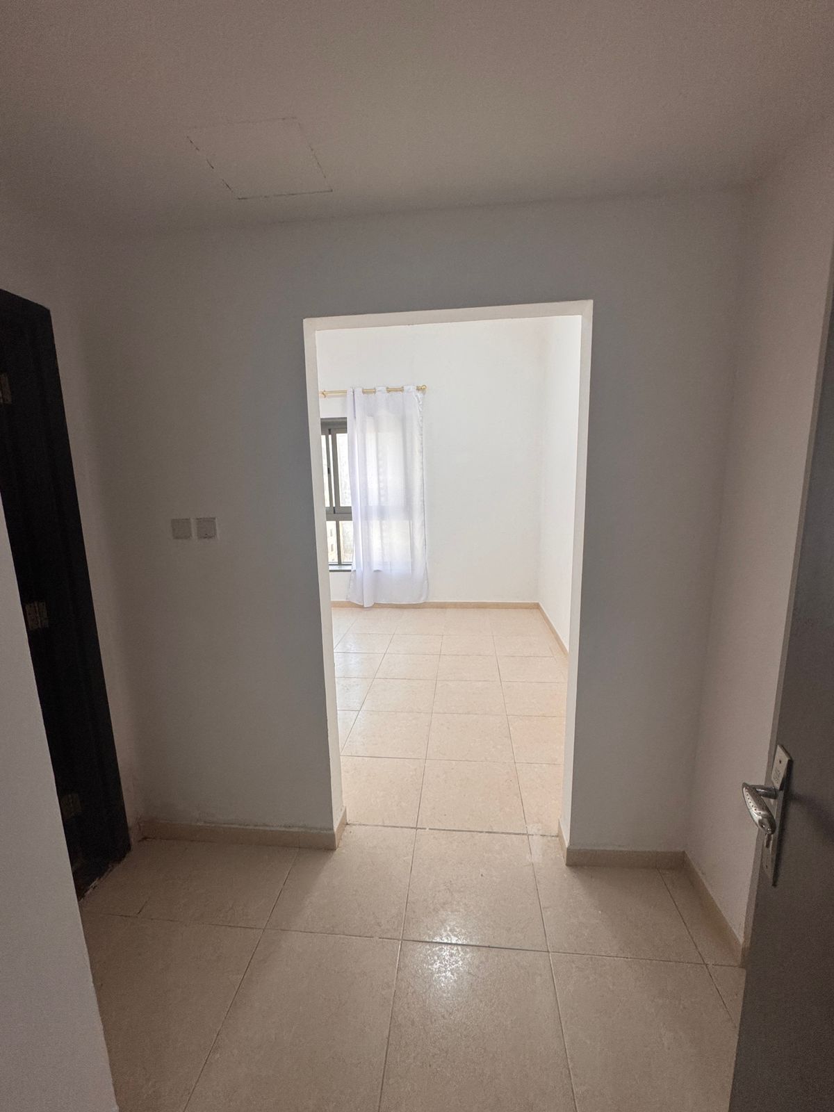 Two bedrooms and a living room in Ajman, UAE. Prime location close to all services. Annual rent.