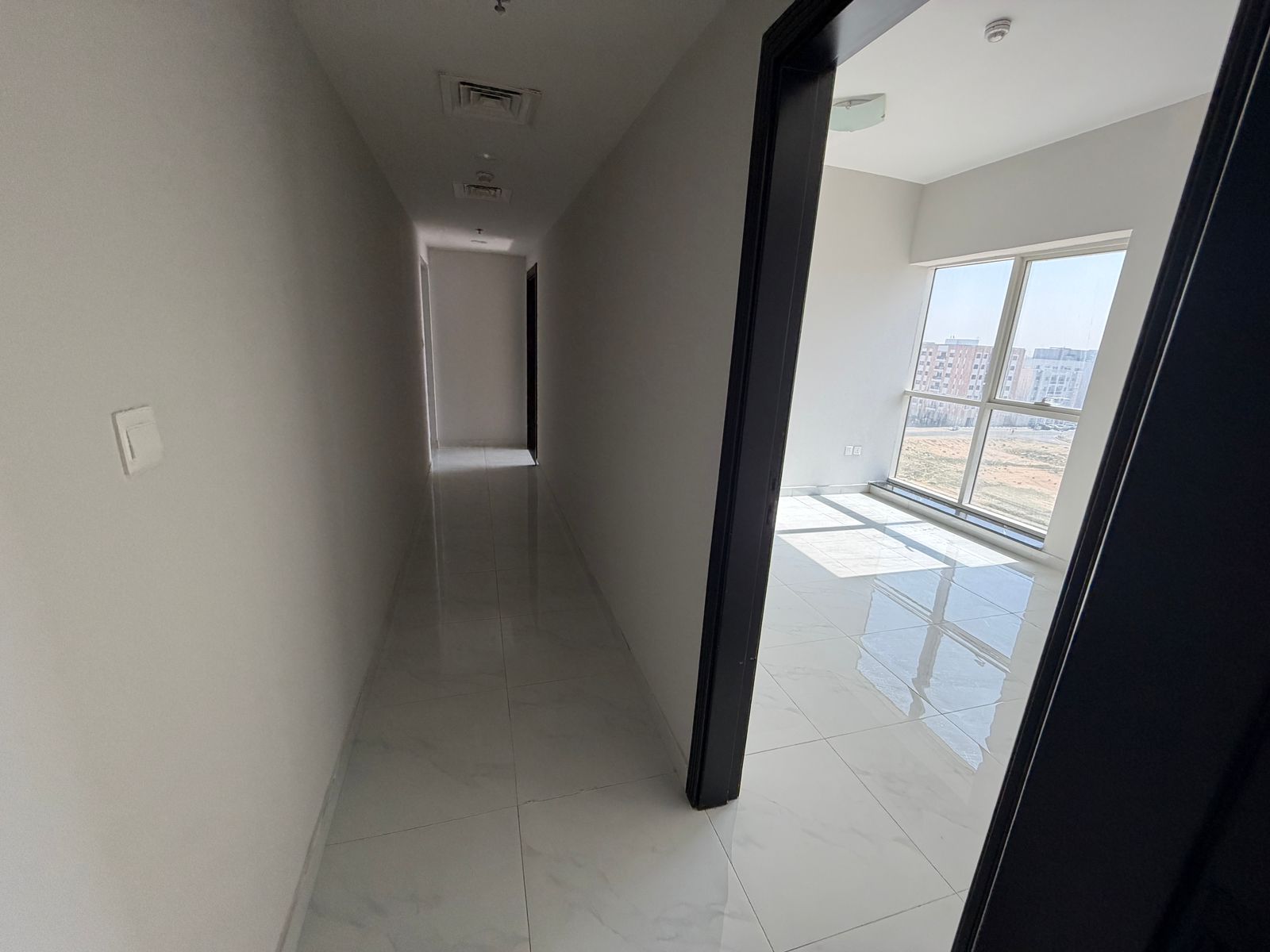 A 2-bedroom apartment with a living hall is available for annual rent in Al Jurf 3 – Ajman