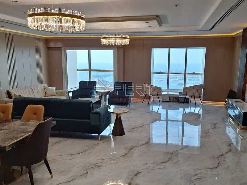 Luxury 4BR + Maid | Fully Furnished | Stunning Palm & Marina Views