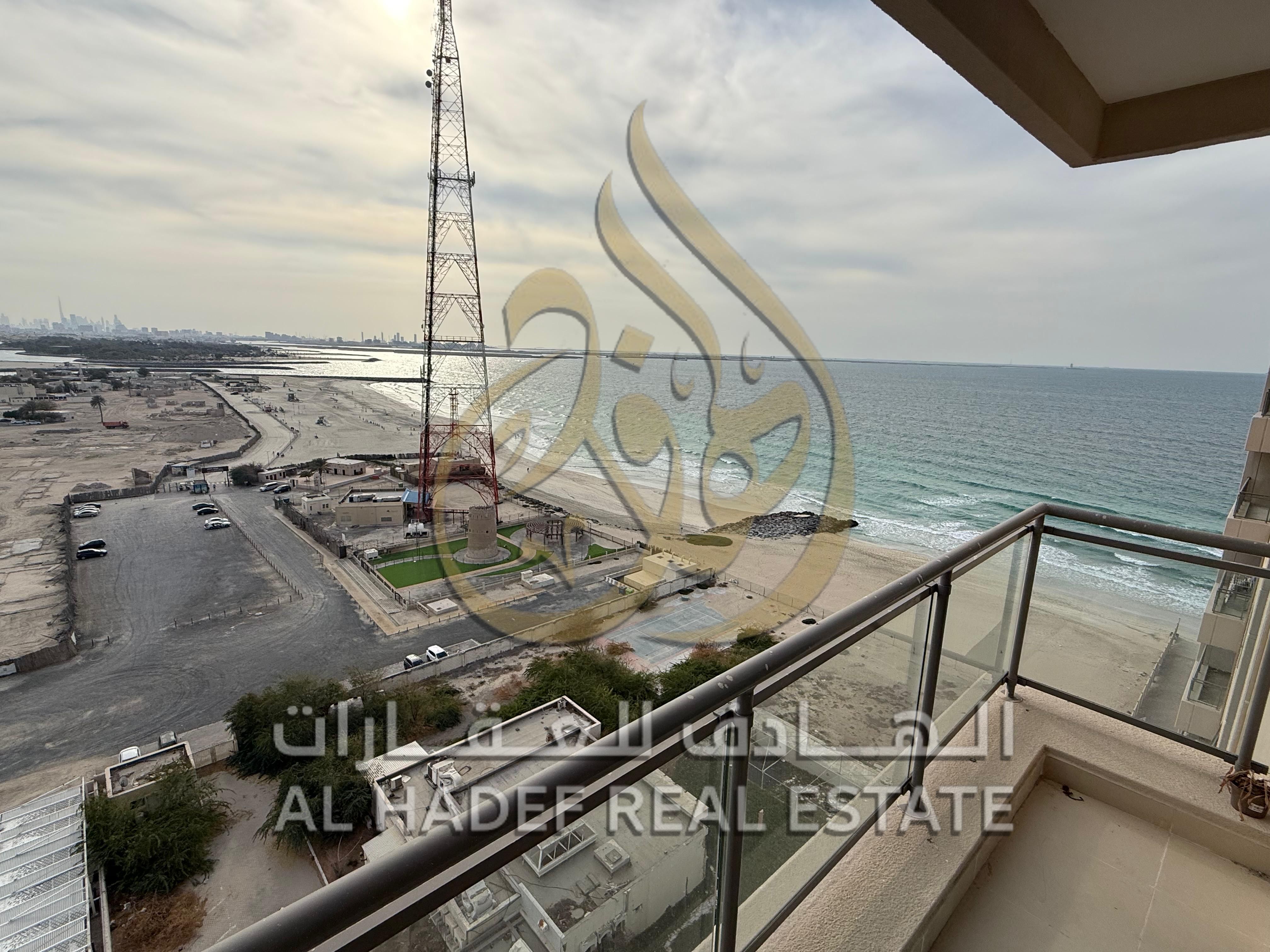 The Ultimate Waterfront Masterpiece! Luxury Living in Al Khan 2Master Bedroomswith maid room. store. parking