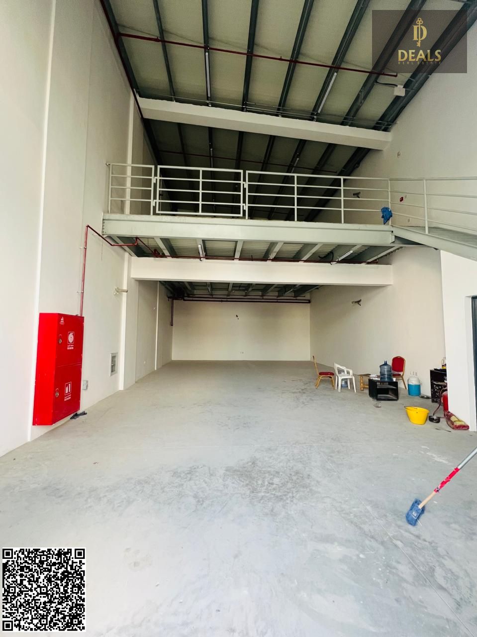 Compact Warehouse with Mezzanine | 2,500 Sqft | 30 kV Power | Al Jurf 2