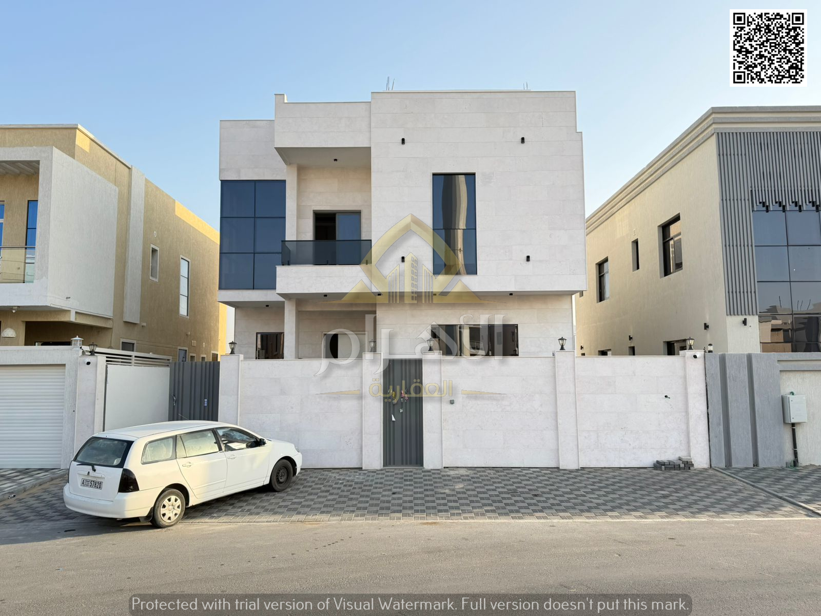 Villa for sale opposite Al Rahmaniya, Sharjah, Al Yasmin area, near services.