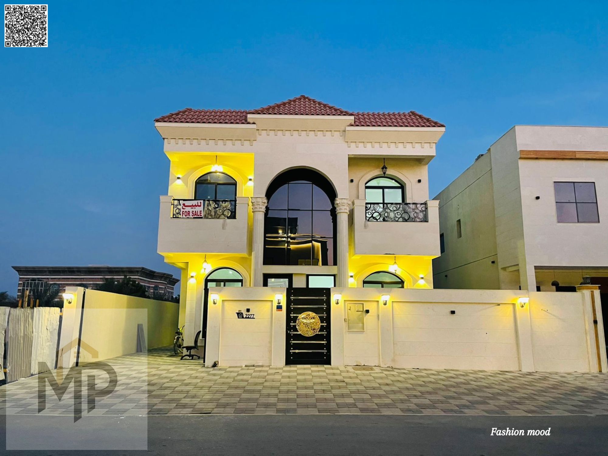 Villa for sale at ajman| al helio2 area| 5 master rooms, majlis, hall, roof, maid room| freehold for all nationalities.
