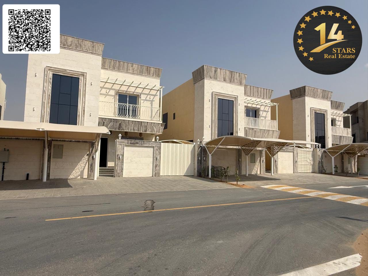 Villa for rent in the prestigious Al Yasmin area of Ajman.
