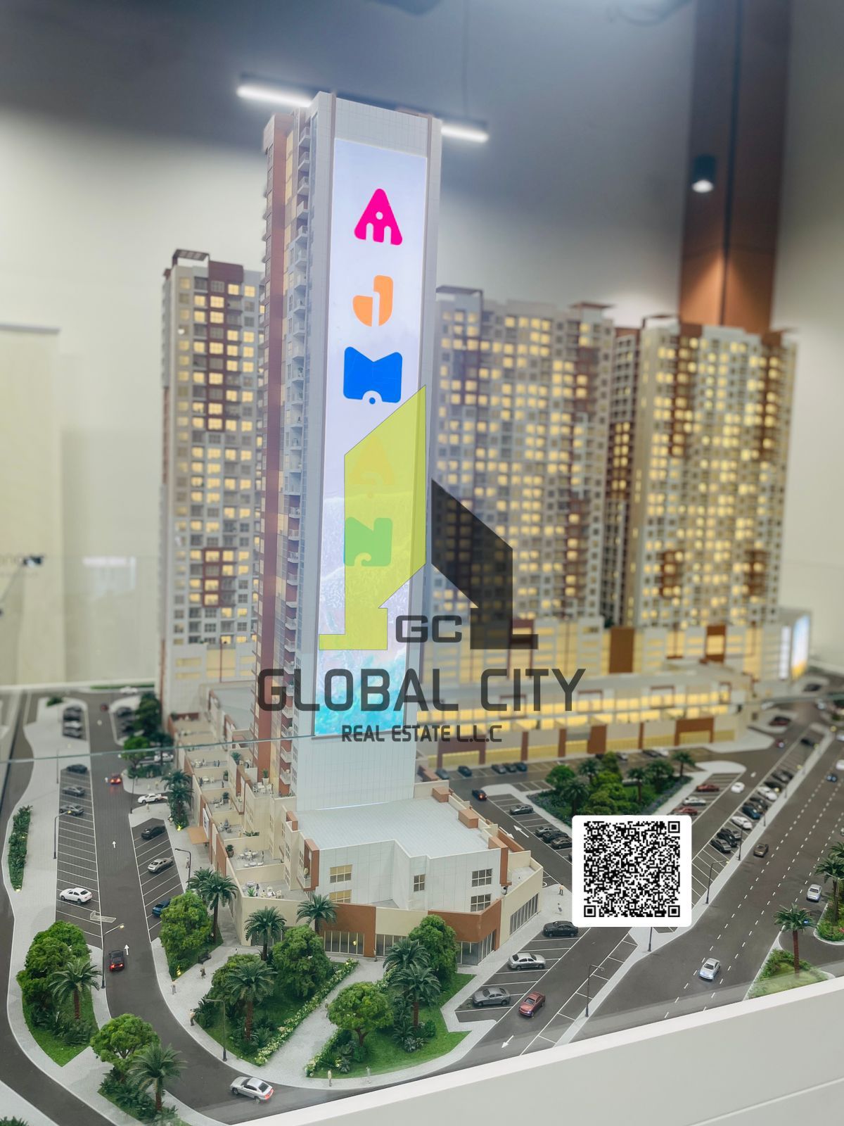 Studio Apartment with Balcony | 700 Sq. Ft | Ajman One Phase 2