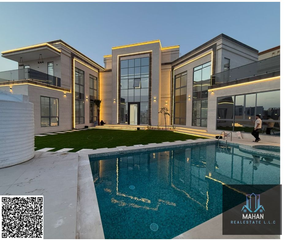 Ultra-Luxury Modern Villa with Private Health Club & Pool | Al Yasmeen Ajman For Sale: Exclusive Luxury Villa in Al Yasmeen – Behind the Garden Experience the perfect blend of elegance, comfort, and resort-style living in this one-of-a-kind modern villa l