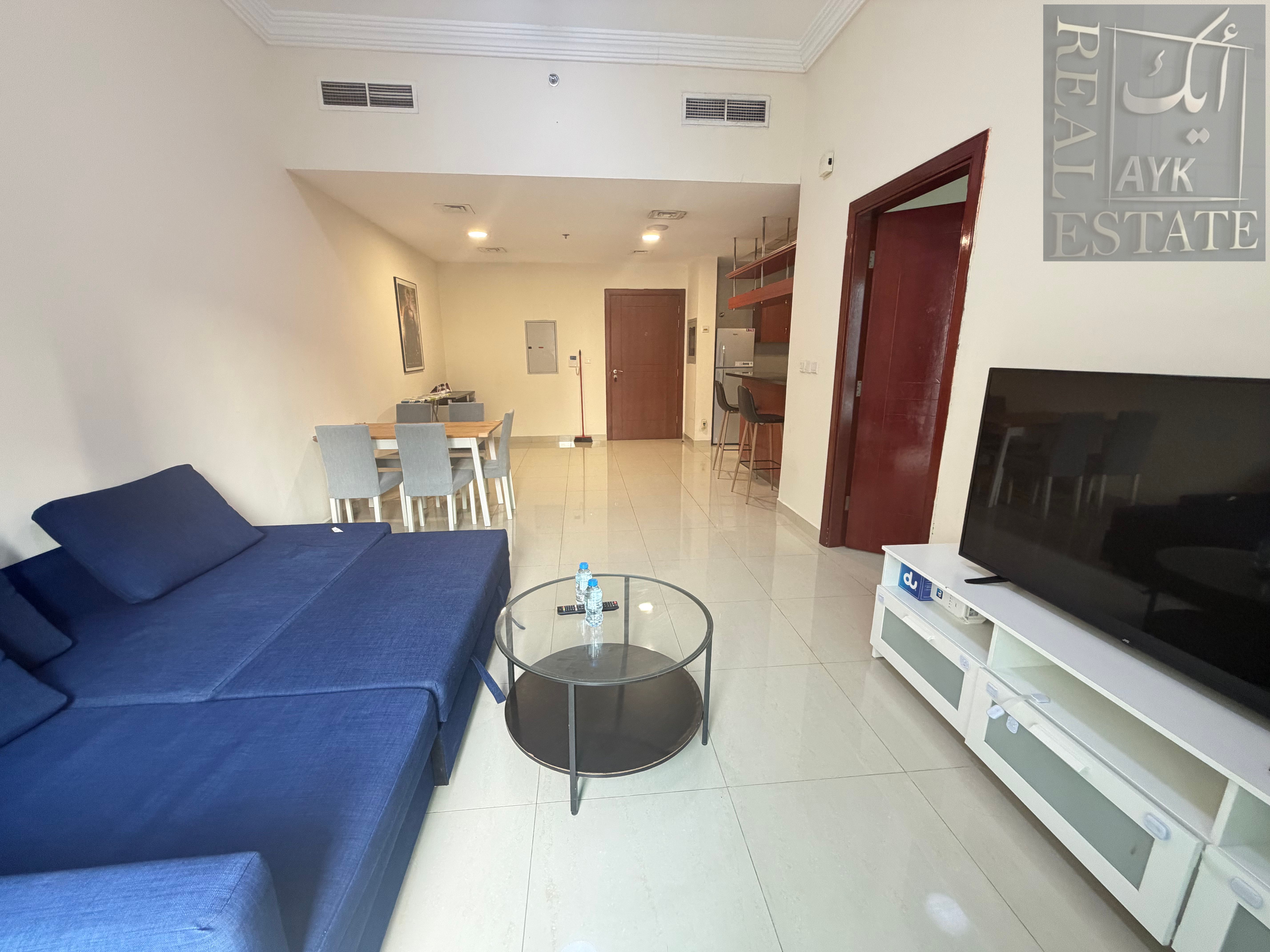 Huge Fully Furnished 1 bhk | Pool View | Big Balcony | Top Floor