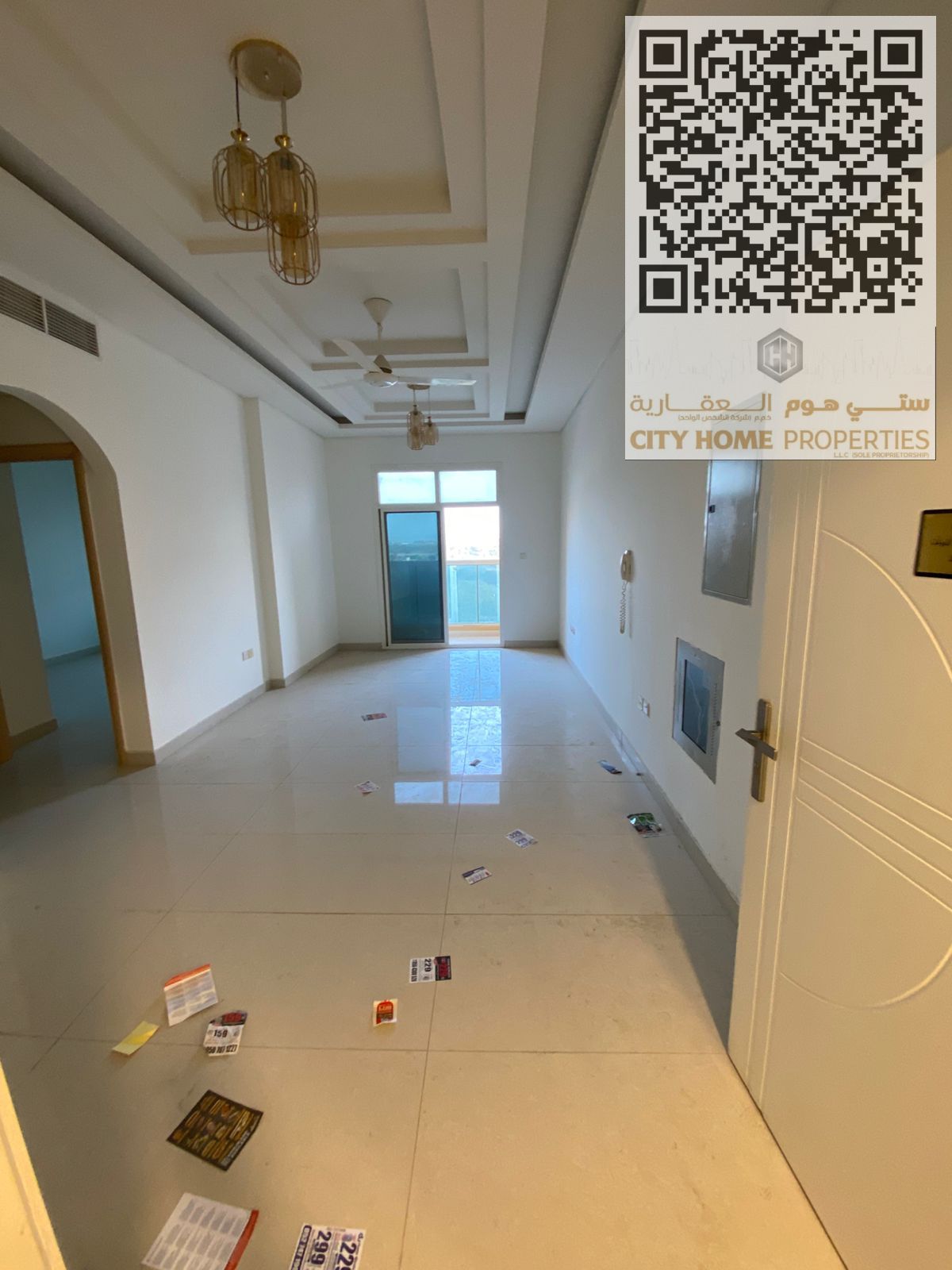 45000 yearly – Two-bedroom apartment with living room in Al Mowaihat 3