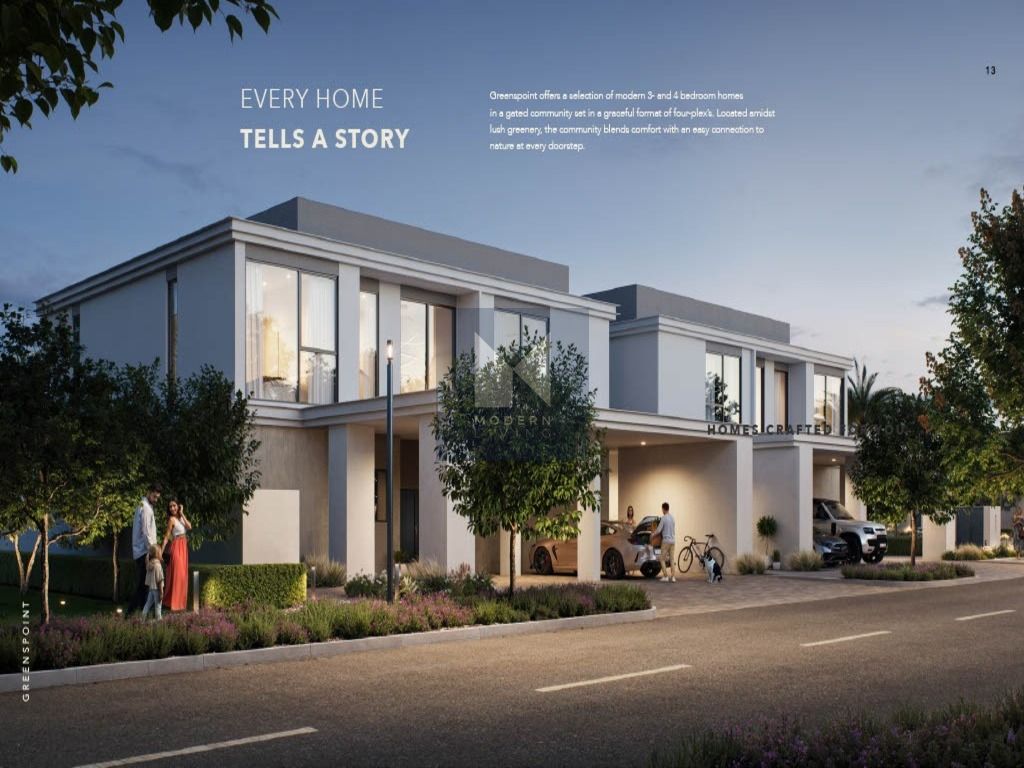 Greenpoint 2 | Emaar South | Elegant 4‑Bedroom Townhouse