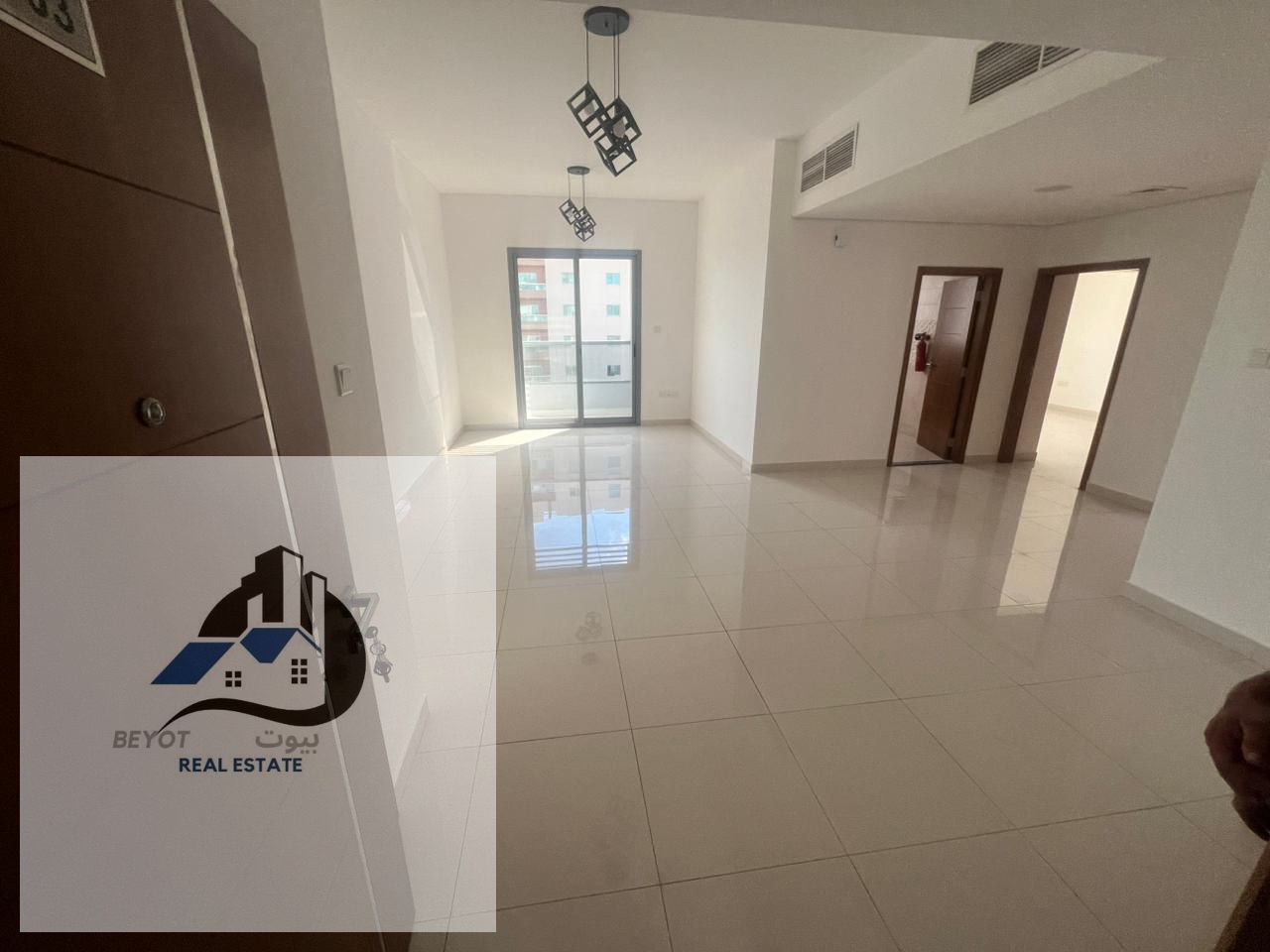 Two bedrooms and a living room for rent in Ajman, second occupancy, Al Hamidiya 1