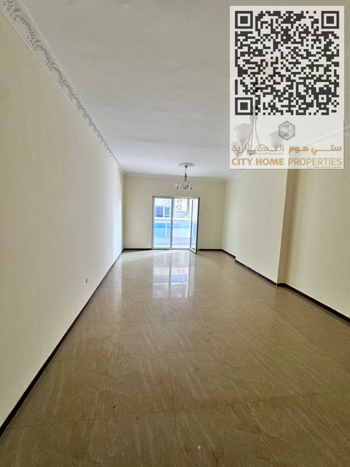 Spacious 2BHK Apartment with Balcony Near Sharjah Exit