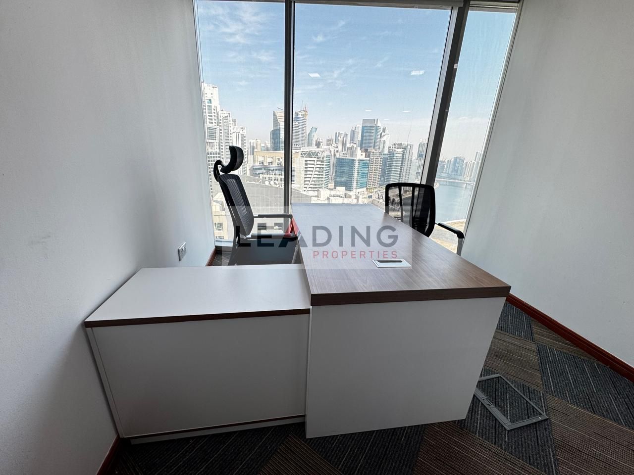 FULLY FURNISHED OFFICE WITH CANAL AND BURJ KHALIFA VIEW