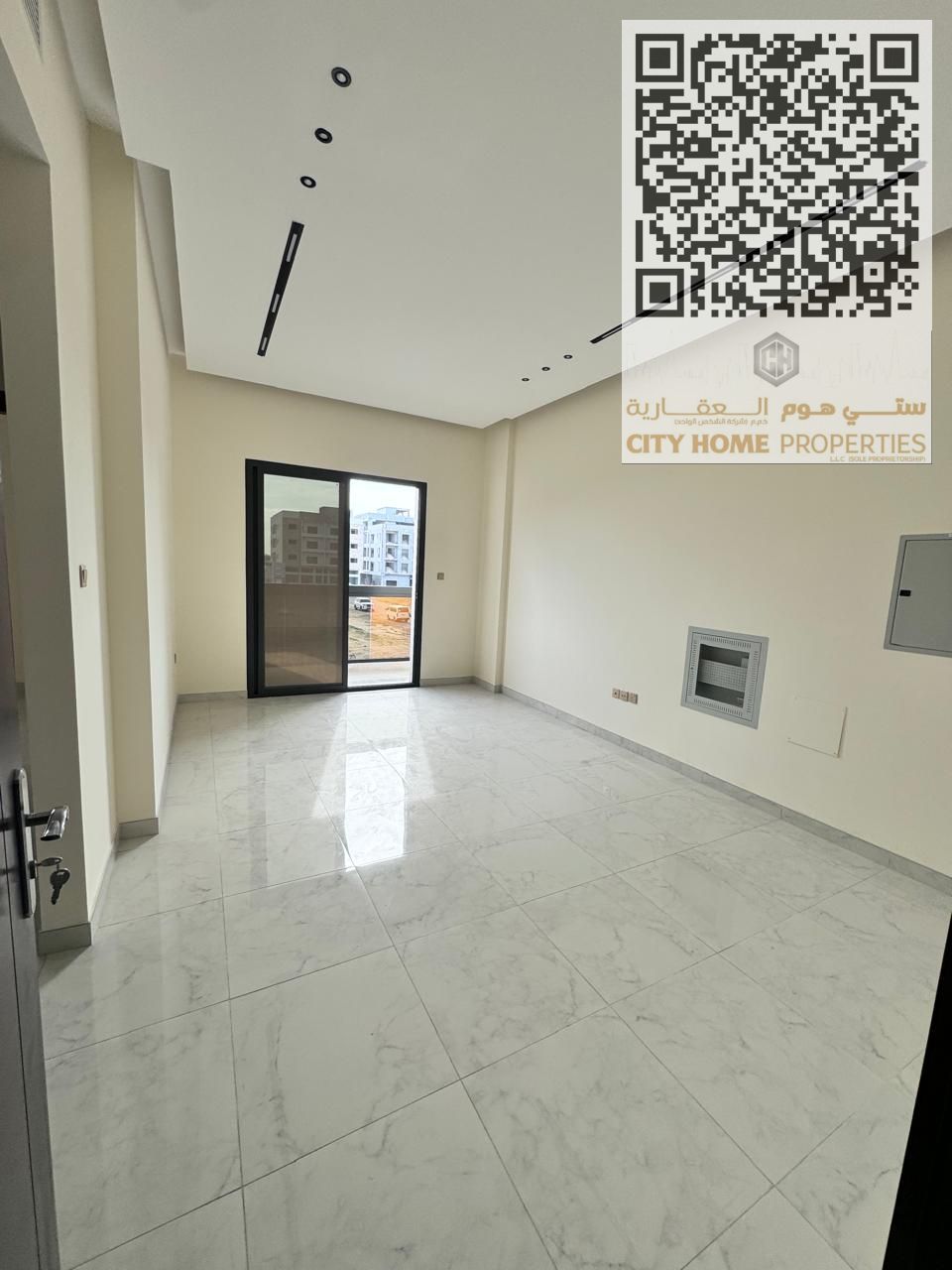 Spacious 2BHK Apartment with Balcony Near Dubai Exit