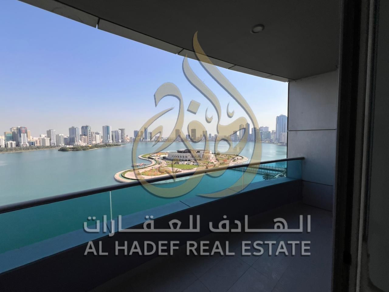 Luxury Apartment in Al Majaz 3 | Full Khalid Lake & Sea View | Free Facilities