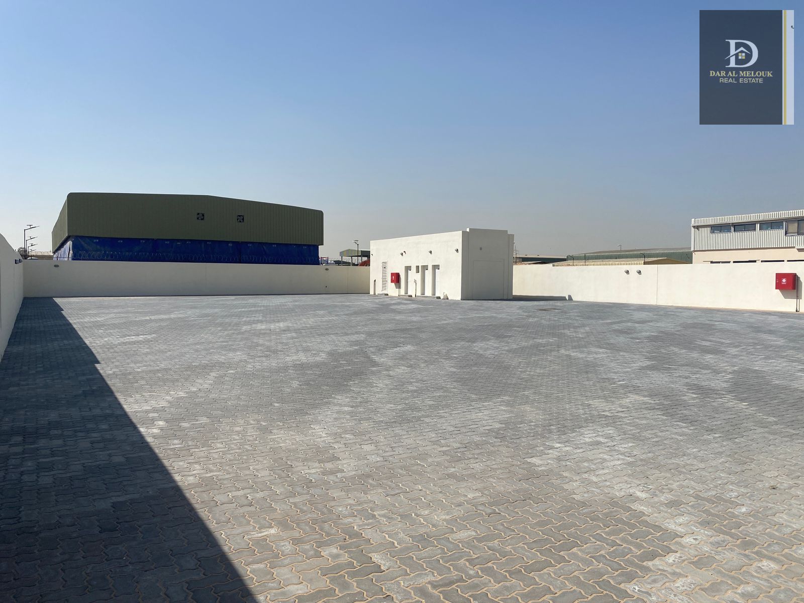 For Sale in Sharjah Al Sajaa Industrial Area Fenced Industrial Land, 17148 sq ft, Prime Location Block 7, Emirates Industrial City