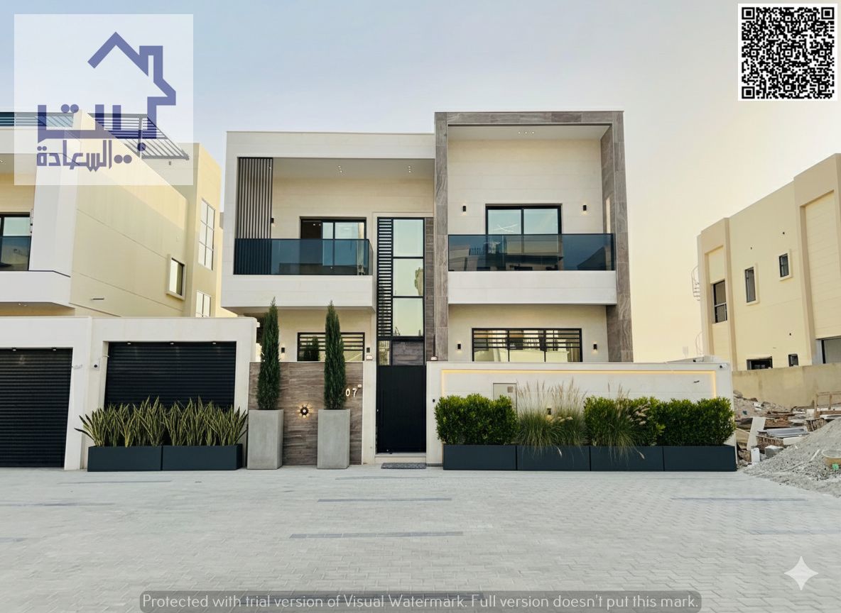For Sale: Luxury modern villa in Ajman, Al Zahiyah. Central AC, freehold for all nationalities. Bank finance or cash accepted available now