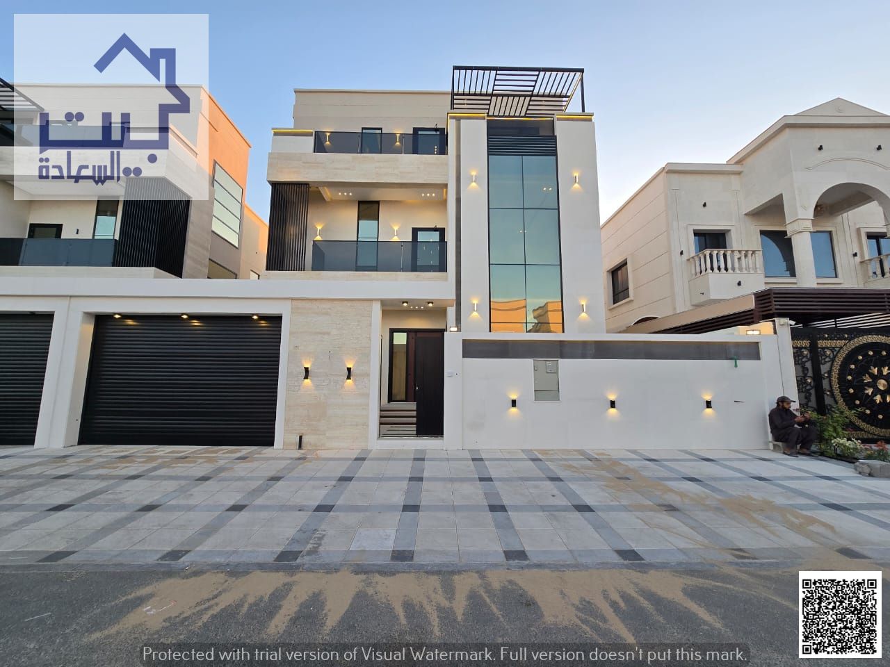 Modern villa for rent in Al Bahia. First tenant, 5 master bedrooms, large private pool with garden, attractive price, easy access to Dubai & Sharjah.