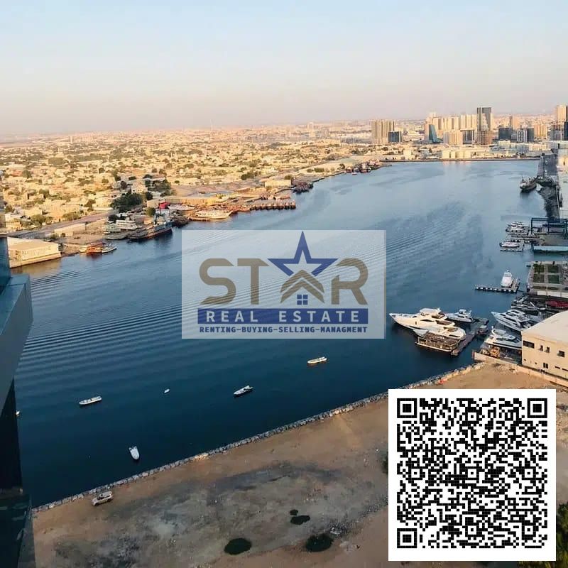 One bedroom and living room in Al Waha Towers in Al Rashidiya 1 area, near Ajman Fish Market