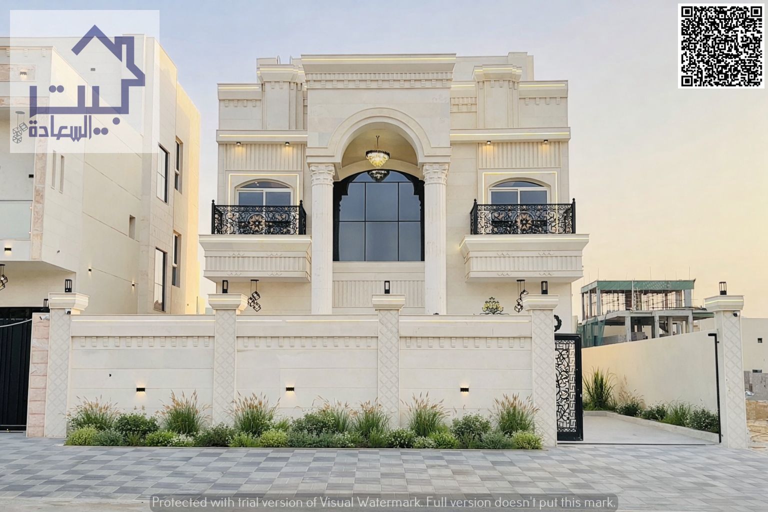 For Sale – Classic Villa with Pool, Al Helio 2, Ajman. Registration fees included. Spacious areas, good location, freehold ownership