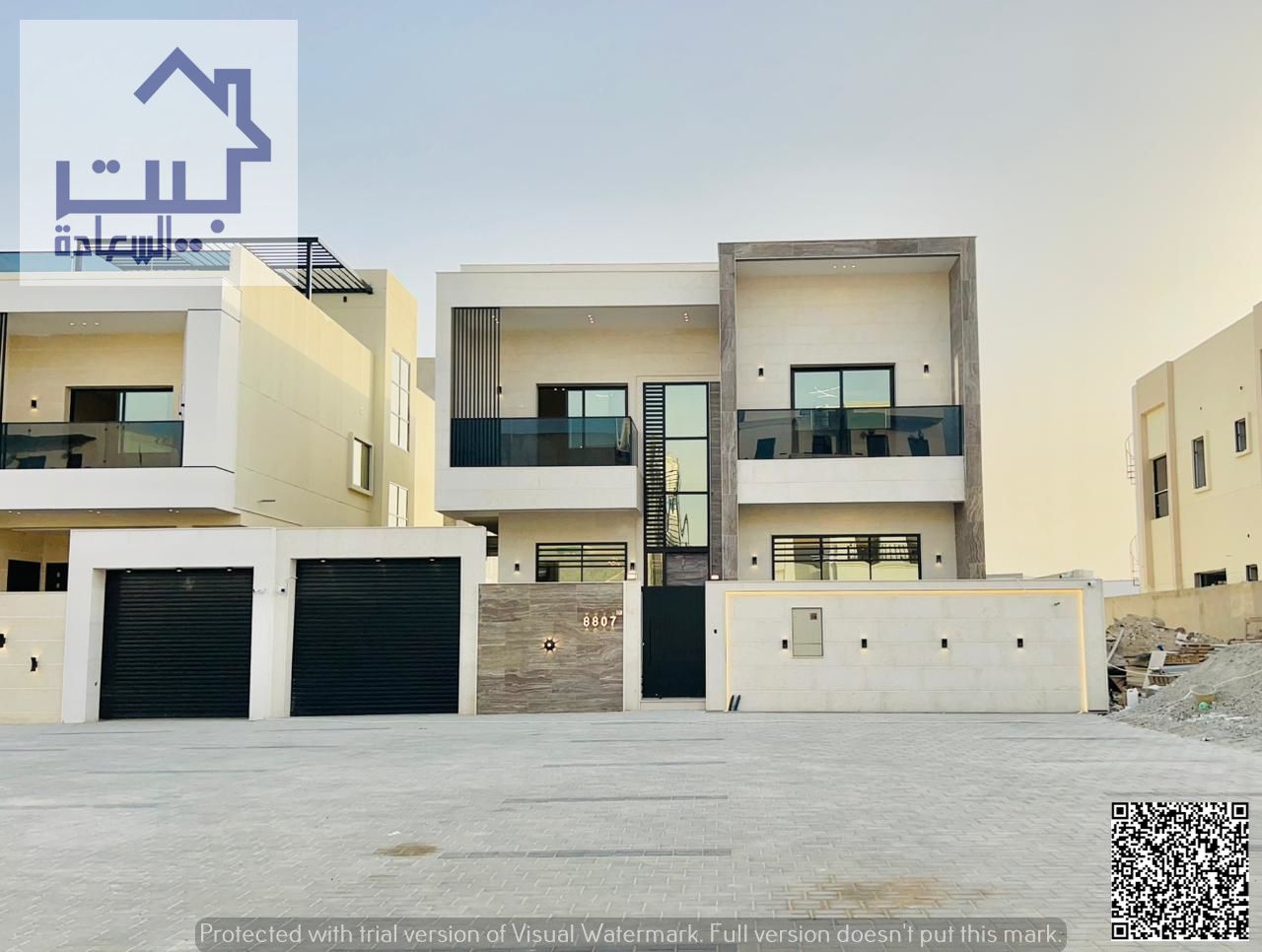 Modern villa for sale in Al Zahia, Ajman. Contemporary design , prime location near all services , close to Sheikh Mohammed Bin Zayed Rd. Freehold