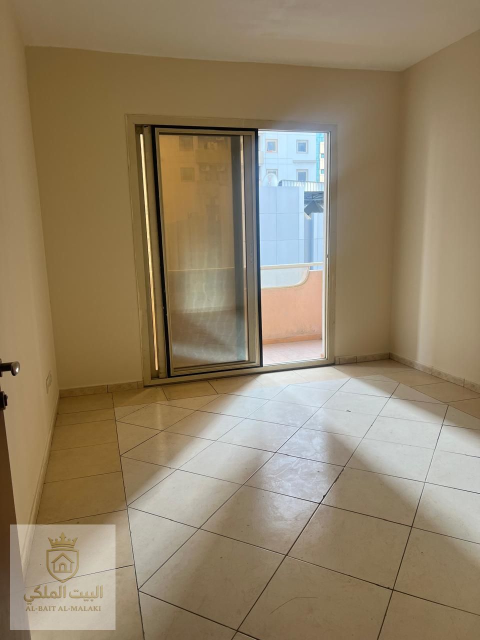 One bedroom and living room with balcony in Al Qasimia, Al Nud. Spacious area with a beautiful open view.