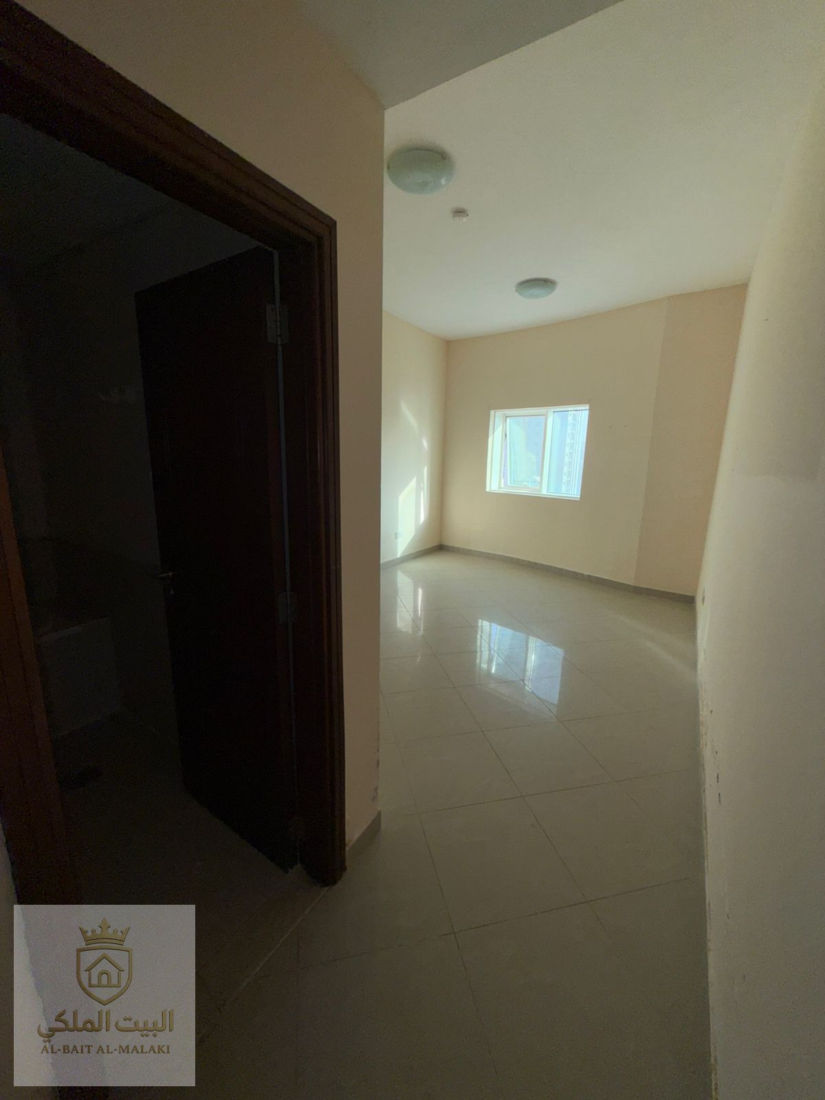 One bedroom and living room in Al Majaz 1, open view, air conditioning included, free gym, free swimming pool, and games room.