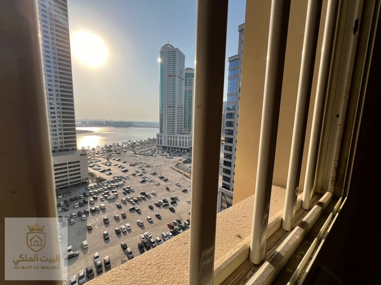 Two bedrooms and a living room in Al Khan Available in four or six installments Beautiful open sea view Prime and very nice location close to everything Free dirt parking Close to all vital centers Shops Restaurants 24-hour security Security cameras