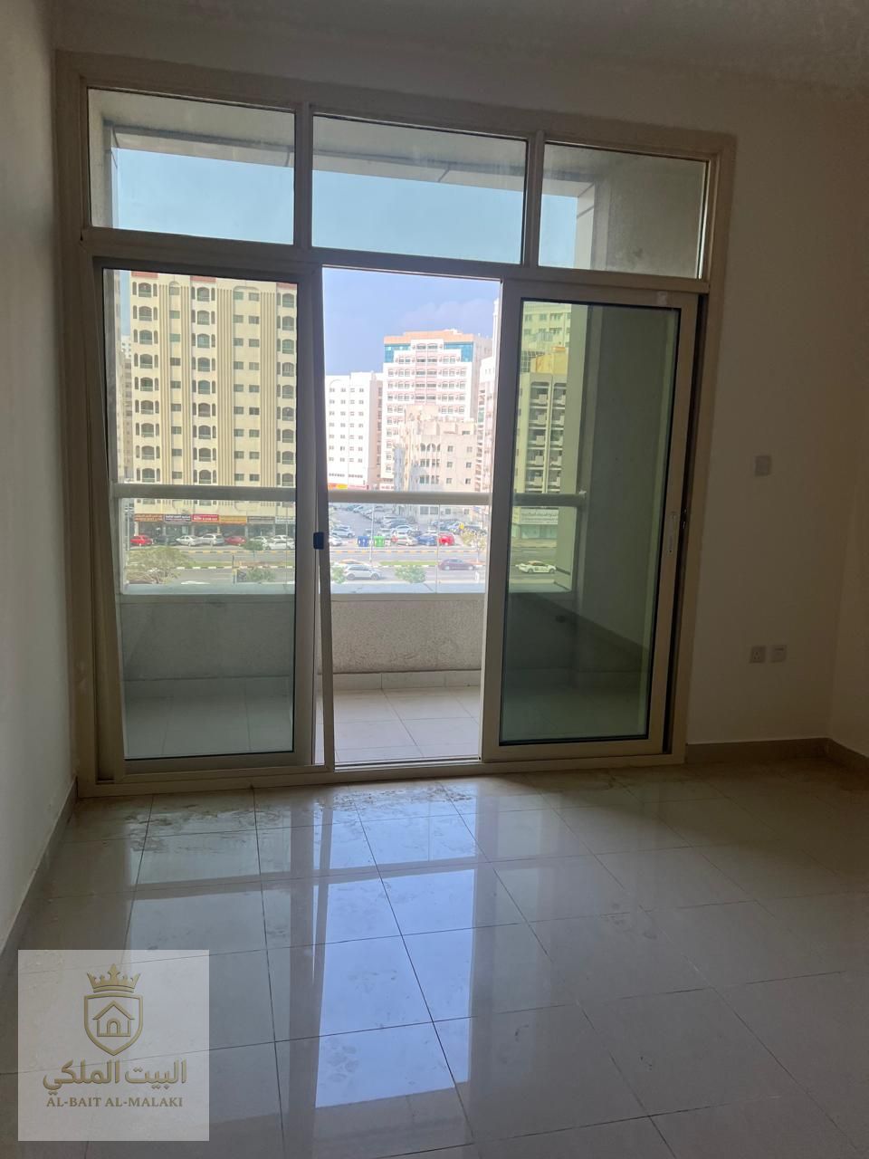 Two rooms, a lounge and a balcony for rent in Al Qasimia - Station, a distinctive apartment with an open and very beautiful view, with a large area